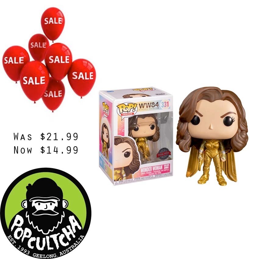 Wonder Woman 1984 - Wonder Woman With No Helmet Pop! Vinyl Figure &Quot;New&Quot;