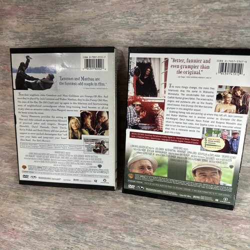 Grumpy Old Men & Grumpier Old Men DVD Lot (Jack Lemmon, Walter Matthau) - Picture 2 of 2