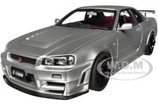 NISSAN NISMO R34 GT-R Z-TUNE RHD SILVER 1/18 MODEL CAR AUTOART 77461