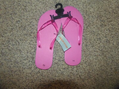 Aqua Stop women's XL (10) Flipflops Sandals Shoes Pink (TW-1126