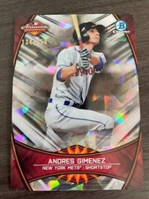 2019 Bowman Chrome Andres Gimenez Atomic Refractor AFL Fall Stars /150