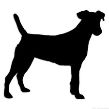 Smooth Fox Terrier - Decal Sticker - Multiple Colors  Sizes - ebn6568