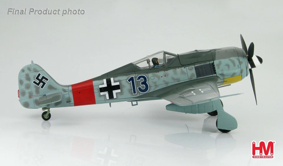 FW 190A LUFTWAFFE WALTHER DAHL GERMANY JANUARY 1945 - HOBBY MASTER HA7401 1/48 - Image 4 of 4