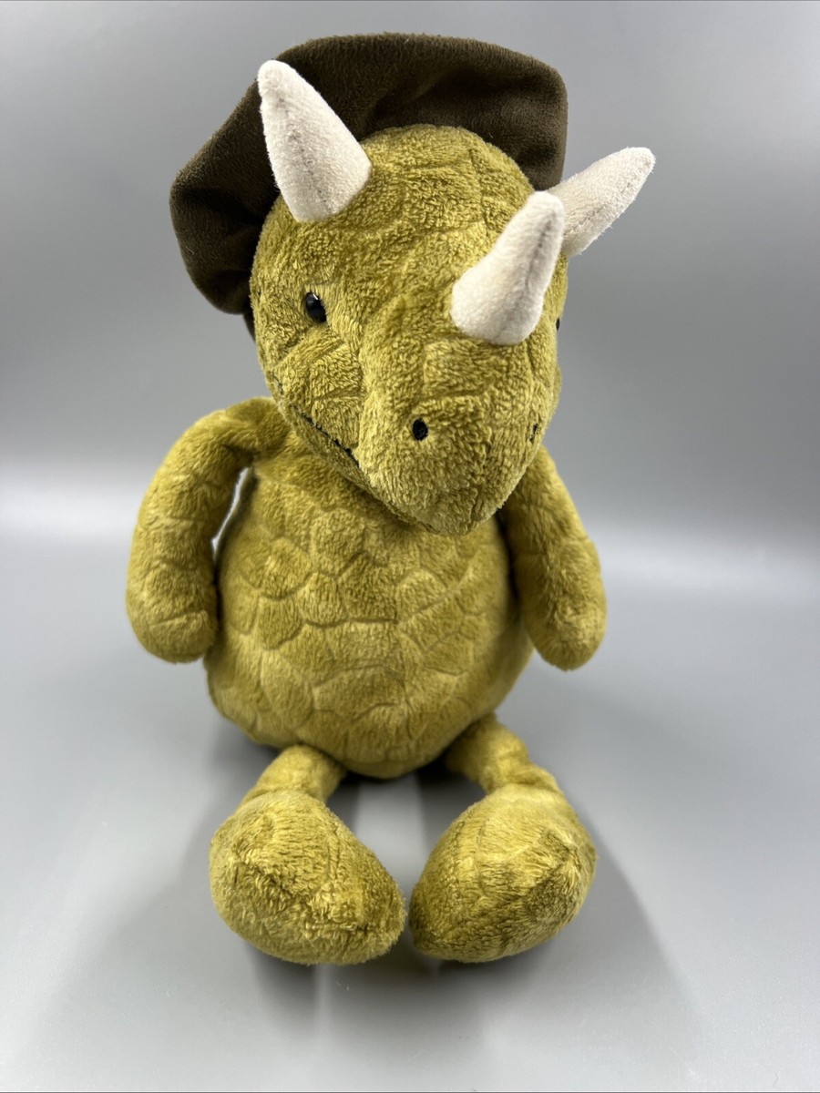 Jellycat Plush Trevor the Triceratops Dinosaur Stuffed Animal Toy