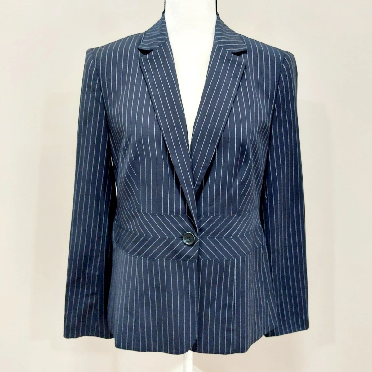 Veste Blazer Femme Jones New York - Laine Orange - Taille 10 (Très Bon état)