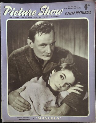 Picture Show Magazine July 20, 1957 Elsa Martinelli & Trevor Howard!