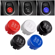 Black Red Engine Start Stop Push Button Switch Cover Trim For BMW F20 F30 F10