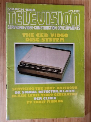 TELEVISION - magazine / March 1984 - TV Fault finding