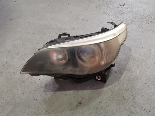 BMW 5 SERIES LEFT HEADLAMP E60/E61, XENON, NON ADAPTIVE TYPE, 10/03-01/05 03 04