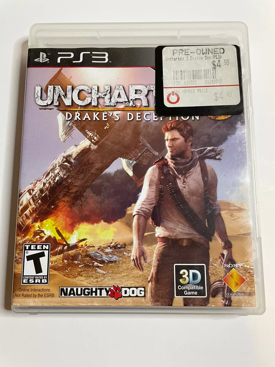 Uncharted 3 Drakes Deception Game of the Year Sony Playstation 3