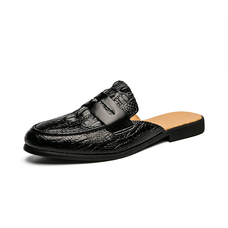 Men Casual Shoes Slippers Sandals Half Loafers Summer Slip On Flats