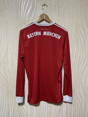 BAYERN MUNICH 2016 2017 HOME SHIRT JERSEY LONG SLEEVE ADIDAS