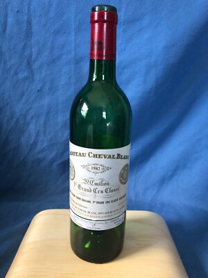 Chateau CHEVAL BLANC 1982 Vintage Empty bottle No Cork