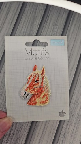 Horse Motif Iron Sew On Trimits Applique - Video 1 of 1