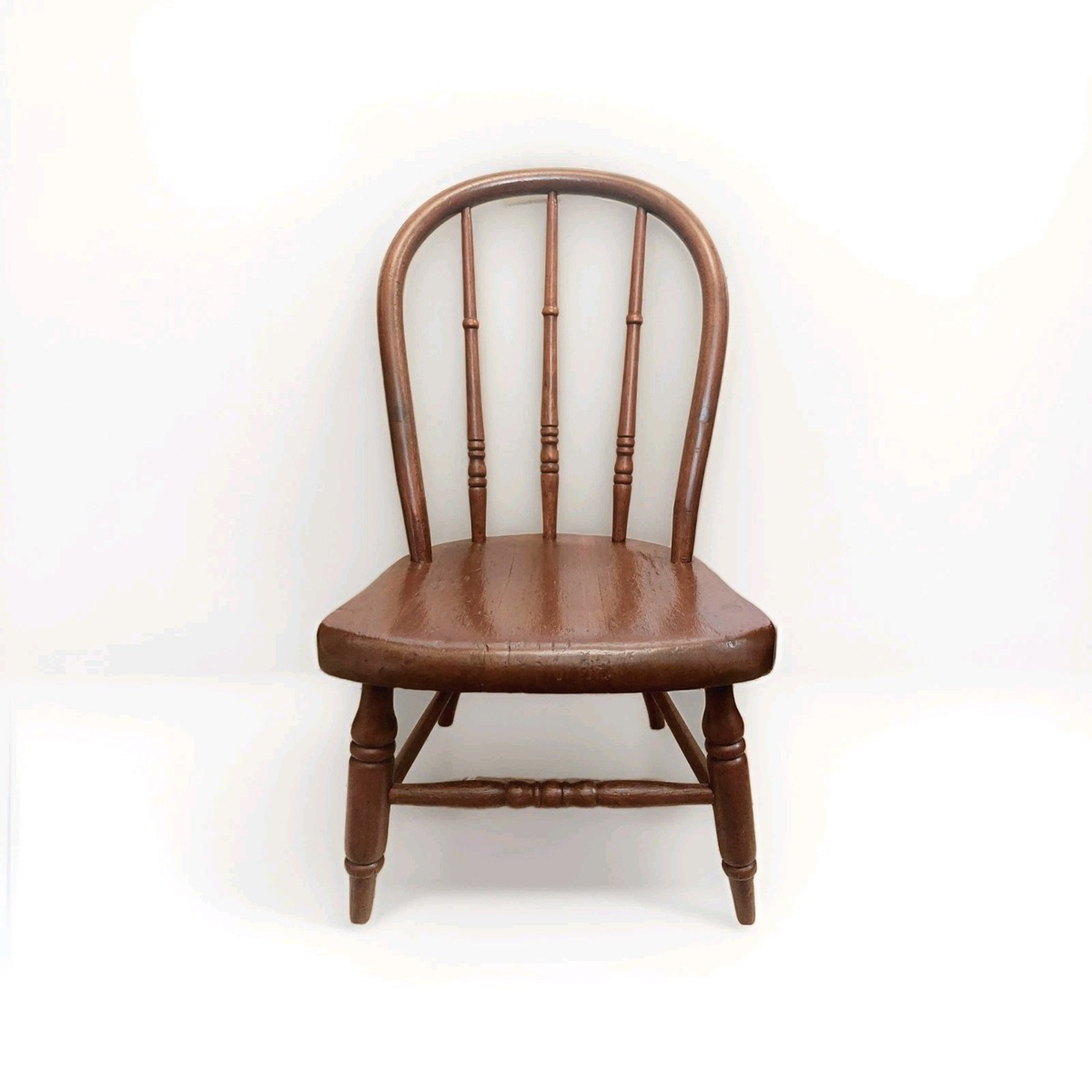 Antique Wood Spindle Back Children's Chair | eBay