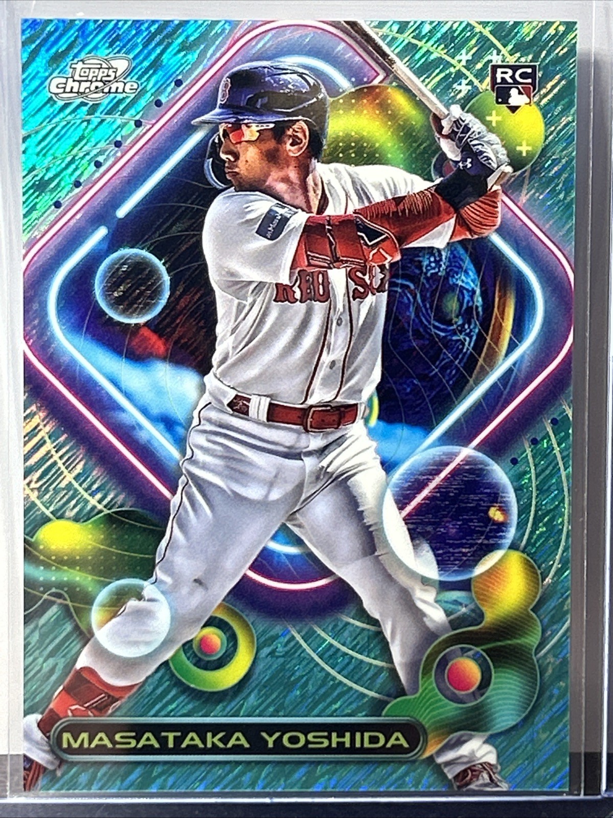 Masataka Yoshida 2023 Topps Cosmic Chrome Aqua Equinox Rookie RC #87/199 #185