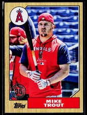 2022 Topps Update Series - 1987 Topps Baseball Mike Trout #87TBU-1