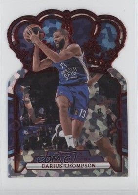 2023-24 Panini Crown Royale EuroLeague Red Crystal 8/49 Darius Thompson #30 0u2j