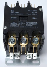 LIEBERT E 0110 HF XMCO 253 EC 24 VAC 3 Pole Contactor