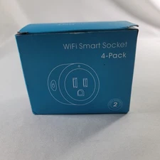 Amyson WiFi Smart Socket 4-Pack White YX-WS01 Smart Plug