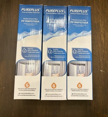 (3) Pureplus Replacement Refrigerator Water Filters PP-RWF0700A New
