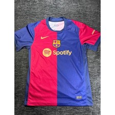 Nike FC Barcelona Jersey Mens Medium Blue Red Lamine Yamal 19 Dri-FIT Home Kit