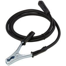 Draper 20930 MMA Schweißen Erdungskabel & Klemme - 10/25 DINSE-Stecker 1,8m 200A