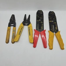 Lot Of 4 Wire Strippers/Cutters - Klein Tools