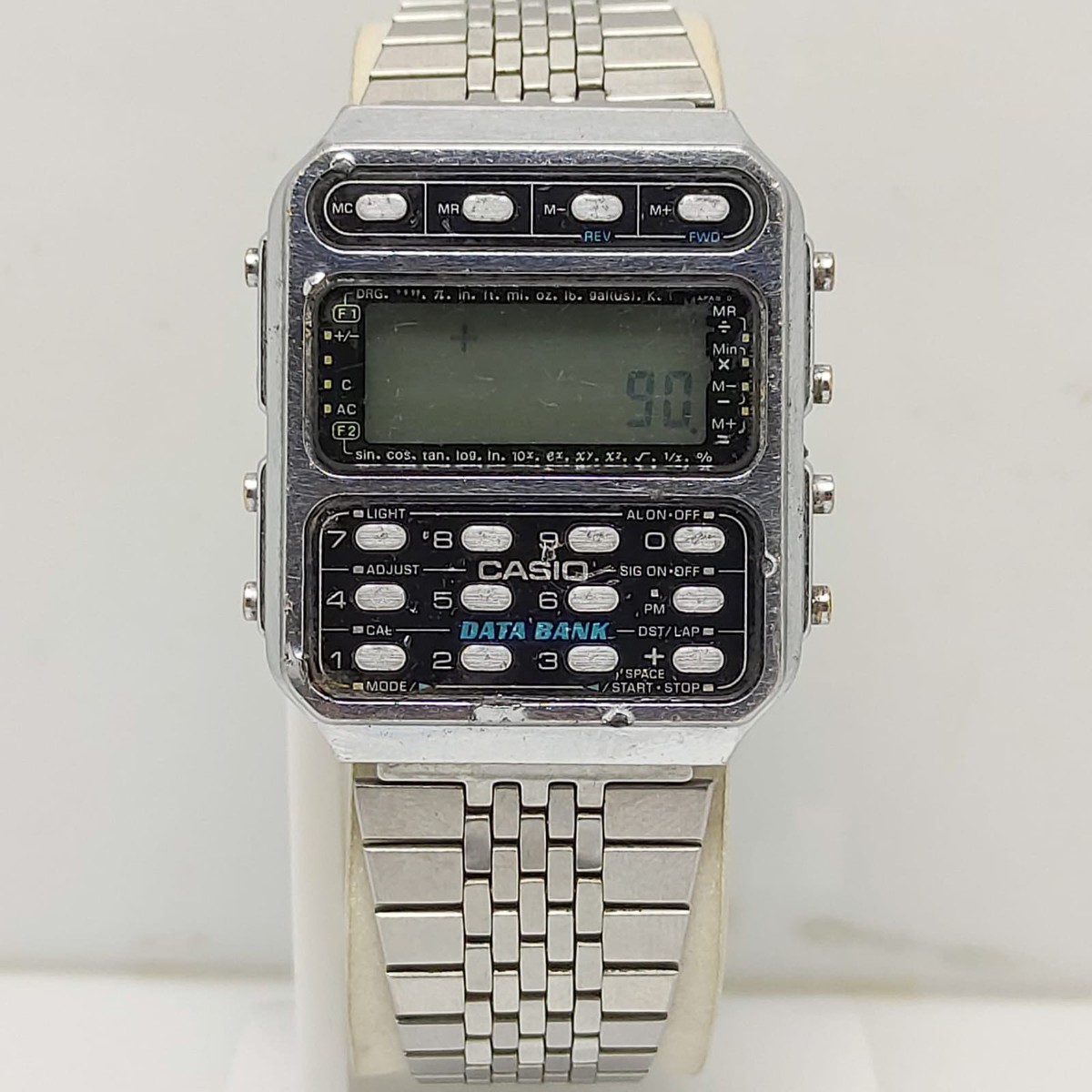 Rare 1983 Casio Data Bank CD-401 Calculator Vintage Men's Watch | eBay