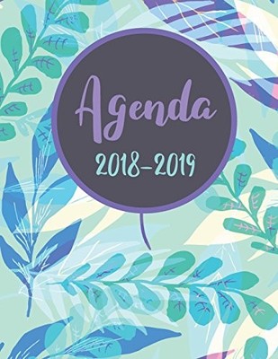 AGENDA 2018-2019: DAILY WEEKLY AND MONTHLY PLANNER, AGENDA By Maya Auce **NEW**