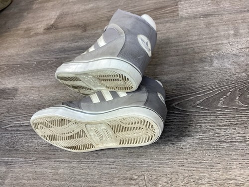 Adidas Mens Hillsdale Size 10.5 High Top Sneakers Gray G22175 2010 Shoes - Picture 12 of 12