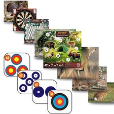 Full Draw Collection 19 Target Bundle | USA-Made Durable Plastic Archery Targ...