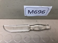 Vintage Glass Fruit Knife - Made in USA Flowers on Handle