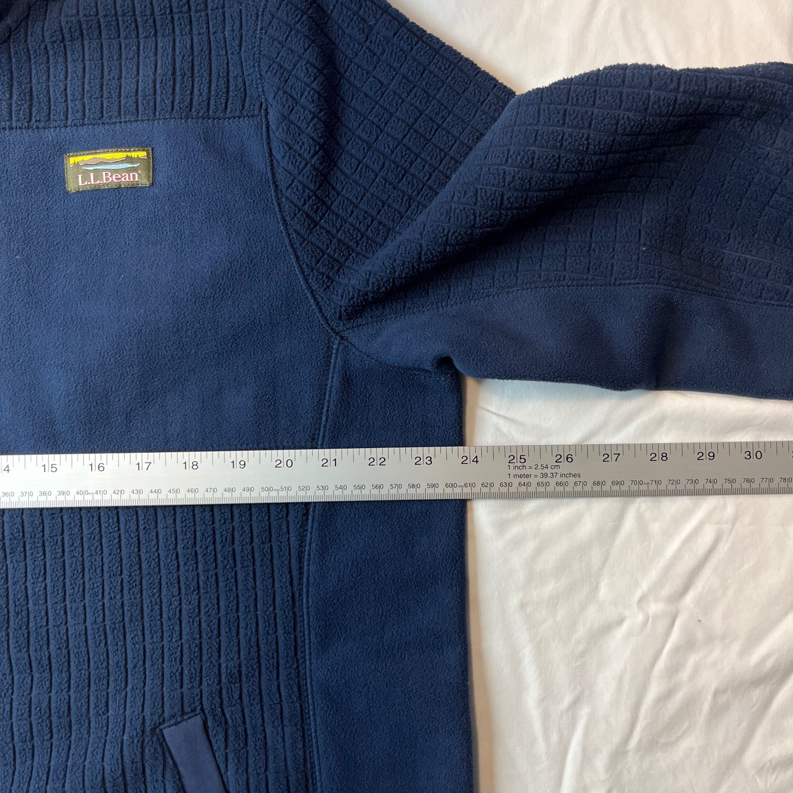 LL Bean Mountain Classic Windproof Grid Fleece Me… - image 6