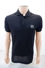 Dolce & Gabbana D&G Mens Collared Polo Top Size 46 Black Short Sleeve Logo