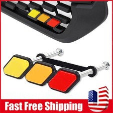Tri-color 3 Grille Badge Emblem For 2018 2019 Toyota Tacoma Trd 4runner Tundra