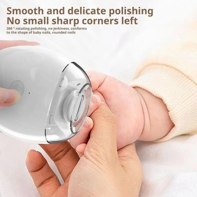 Electric Nail Grinder Automatic LED Light Trimmer Toe Cutter Usb Rechargeable