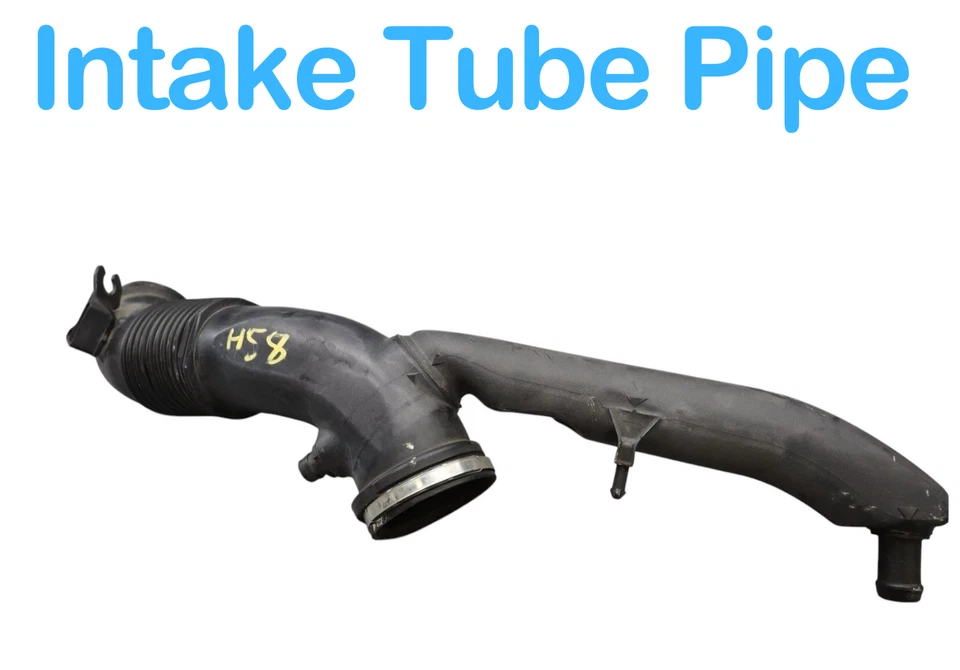 07-09 Jaguar XK XJ8 Limpiador de admisión de aire Manguera Tubo Negro 6W839F805 Fabricante de equipo original Foto 3 de 4