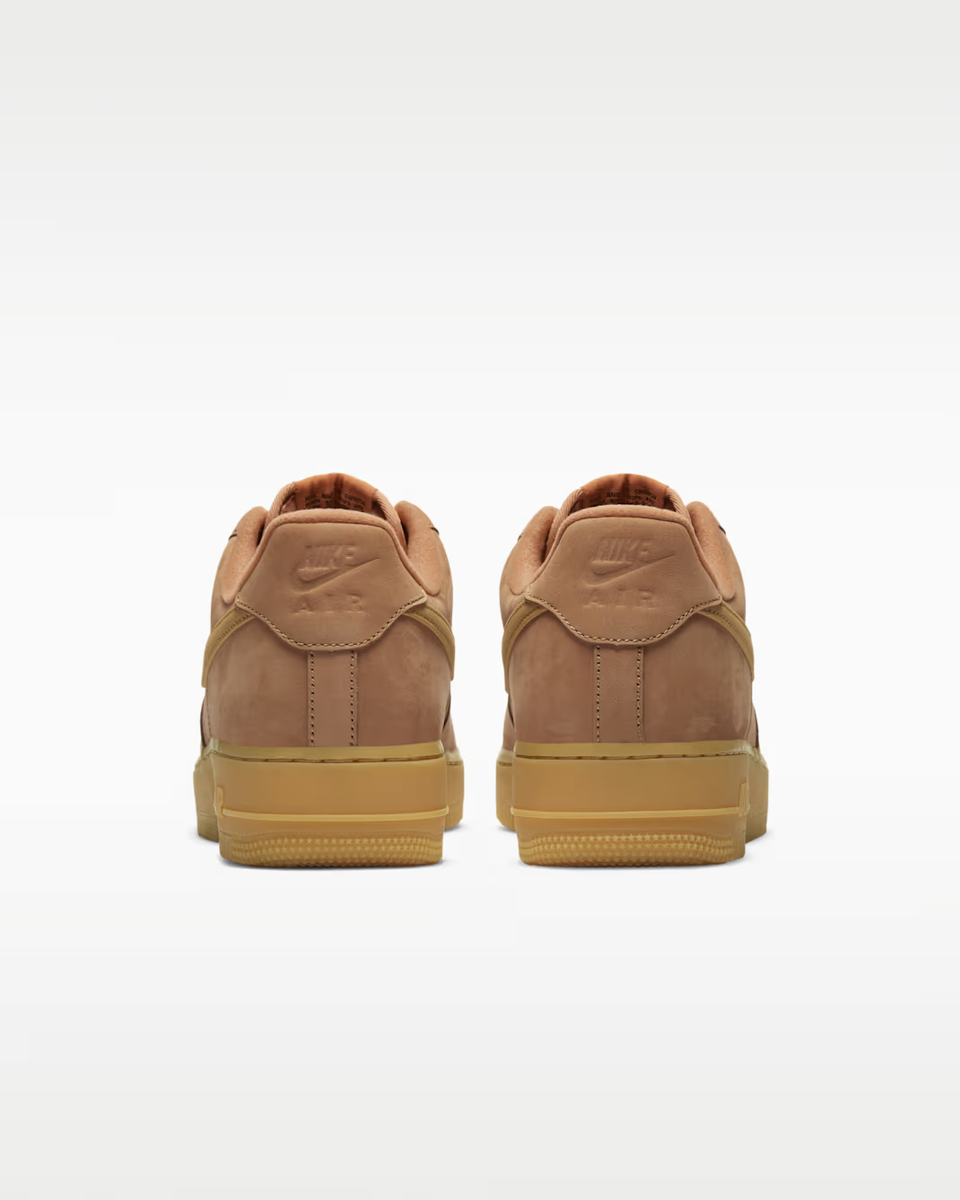 Nike Air Force 1 07 WB Mens Size 10 Flax Gum Light Brown Black 