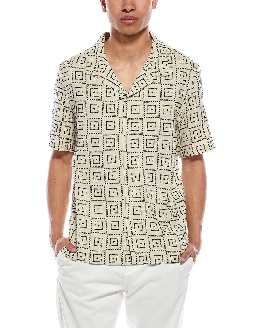 Мужская рубашка из льняной смеси Mr. Swim