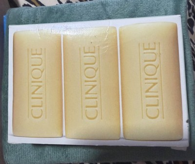 Clinique 3 Mini Bar Soap Mild 1.5oz sealed RARE Collectors Set .5 oz Each