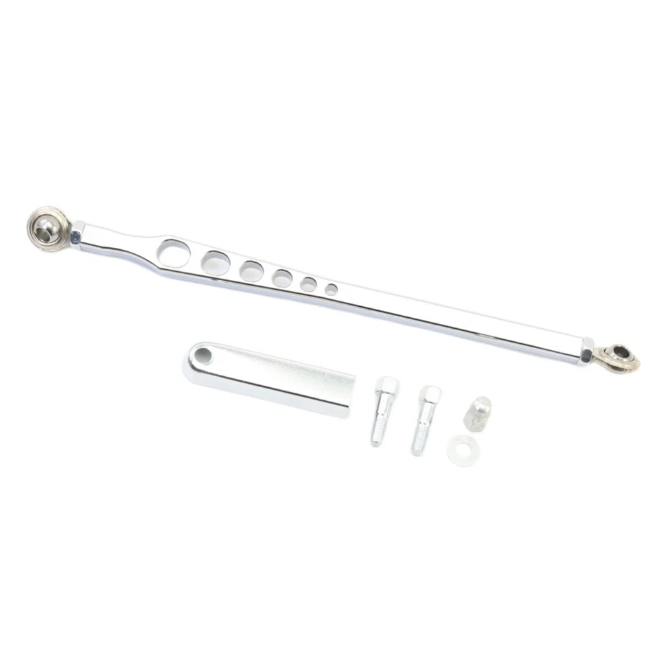 For Harley Touring Electra Road Street Glide 1984-2017 Chrome Shift Linkage Rod - Imagem 4 de 4