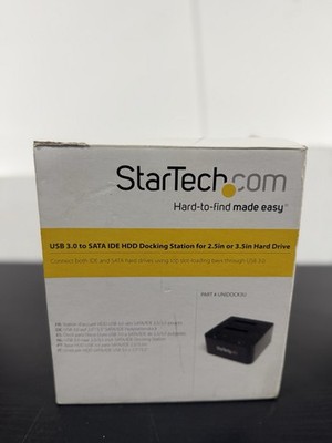StarTech UNIDOCK3U USB 3.0 SATA IDE HDD Docking Station 2.5 3.5 Drive Reader