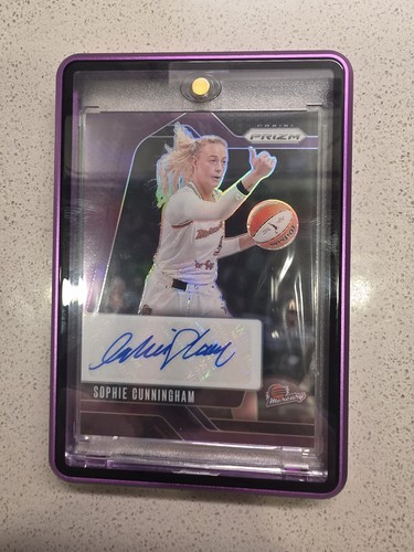 SOPHIE CUNNINGHAM 2024 Panini Prizm WNBA Purple Prizm Auto Card #/49