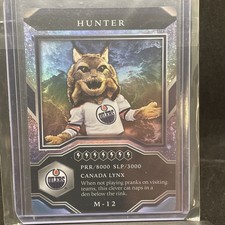 Hunter Upper Deck NHL mascots foil Oilers Canada Lynx