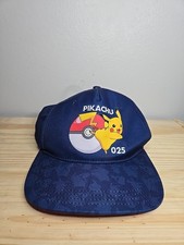 New Official Pokemon Center Pikachu 025 Hat New Ball Cap Hat Snapback