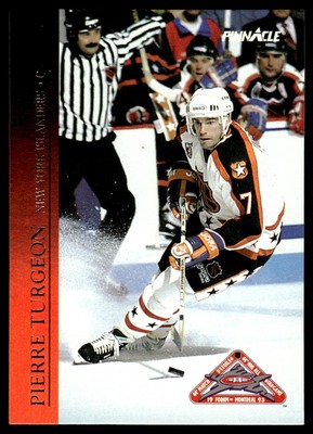 1993 Score Pinnacle All-Stars #5 Pierre Turgeon - New York Islanders - HOF