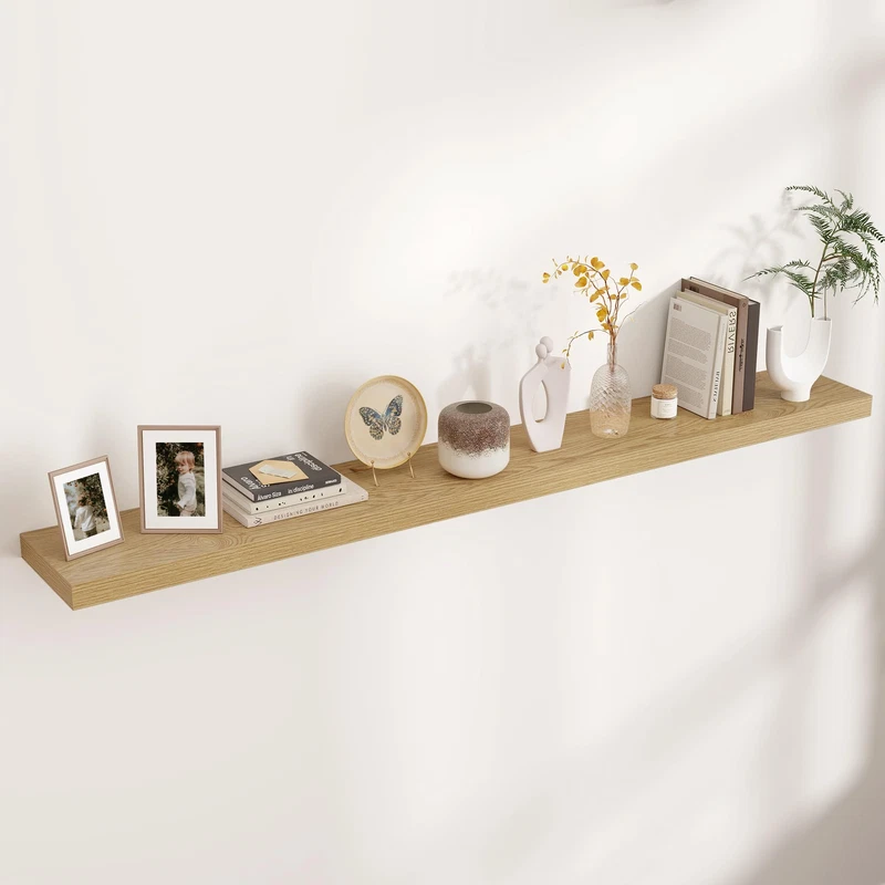 Venusmiles Floating Shelves For Wall Engineered Wood Wall Shelves Invisible