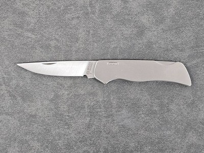 Boker Tree Brand Titan Lockback Pocket Knife Solingen Germany Titanium Handle
