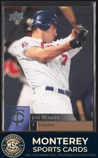 Joe Mauer 2009 Upper Deck #745 Minnesota Twins